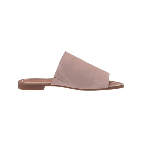 SPLENDID Womens Beige Mavis Round Toe Slip On Leather Slide Sandals Shoes 7 M - Picture 3 of 4